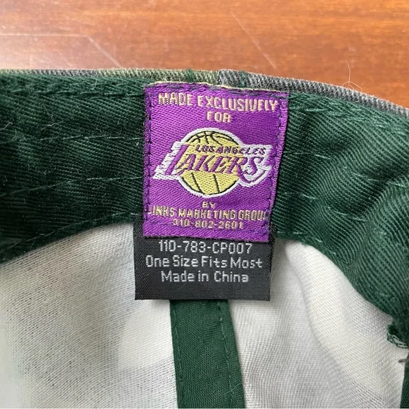 Los Angeles Lakers Links Marketing Group Military Camouflage Hat One Size Camo - Picture 11 of 12